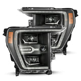 AlphaRex LUXX-Series LED Projector Headlights for Ford F-150 / Ford F-150 Raptor - Black