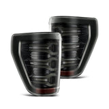 AlphaRex LUXX-Series LED Tail Lights for Ford F-150 - Alpha-Black