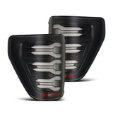 AlphaRex LUXX-Series LED Tail Lights for Ford F-150 - Black Smoke