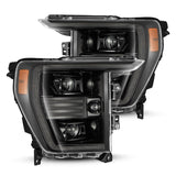 AlphaRex PRO-Series Halogen Projector Headlights for Ford F-150 - Alpha-Black