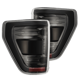 AlphaRex LUXX-Series LED Tail Lights with BLIS for Ford F-150 / Ford F-150 Raptor - Alpha-Black