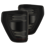 AlphaRex LUXX-Series LED Tail Lights (with BLIS) for Ford F-150 - Black Smoke
