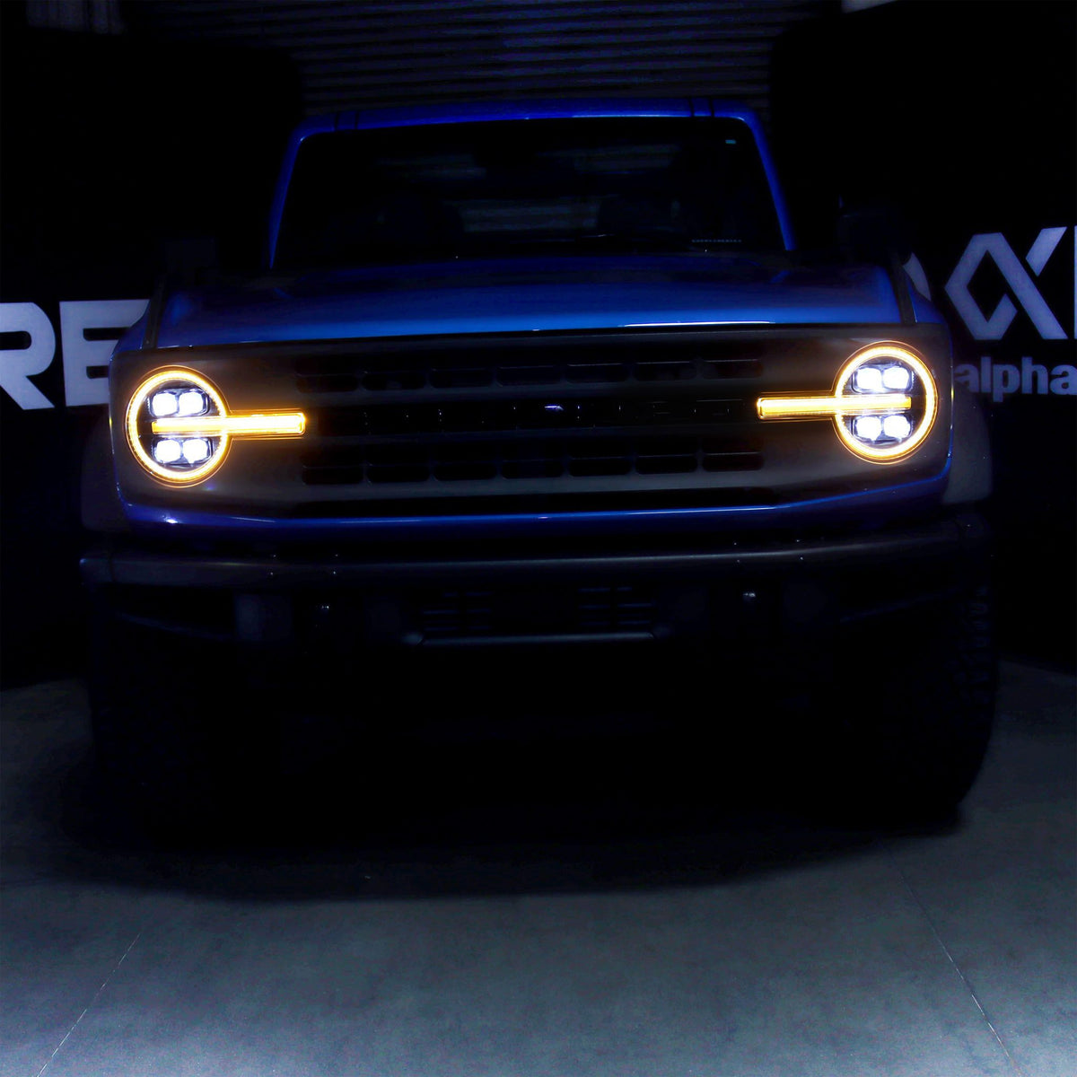 AlphaRex NOVA-Series LED Projector Headlights for Ford Bronco (2021-2026) / Ford Bronco Raptor (2022-2026)