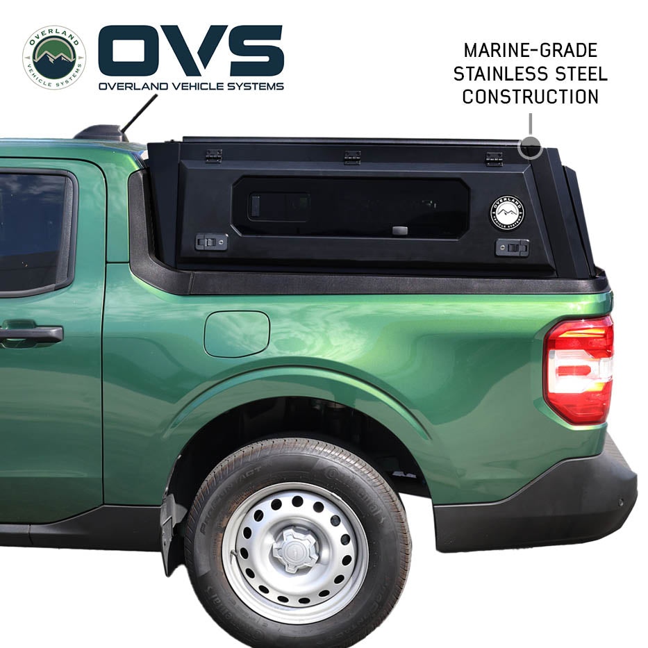 OVS Expedition PRO+ truck cap with full windows for 2022-2027 Ford Maverick - view 3