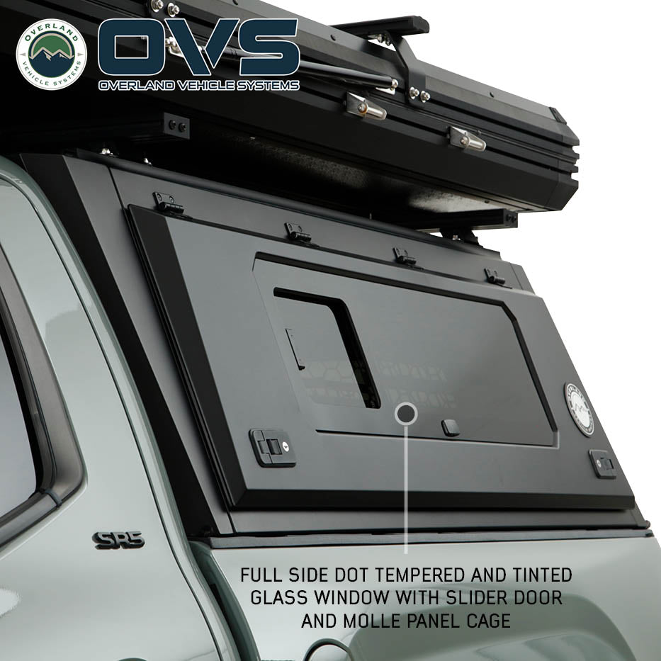 OVS Expedition PRO+ truck cap with full windows for 2022-2027 Toyota Tundra - view 3