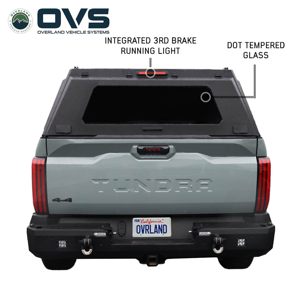 Overland Vehicle Systems Expedition PRO truck cap for 2022-2027 Toyota Tundra - view 5