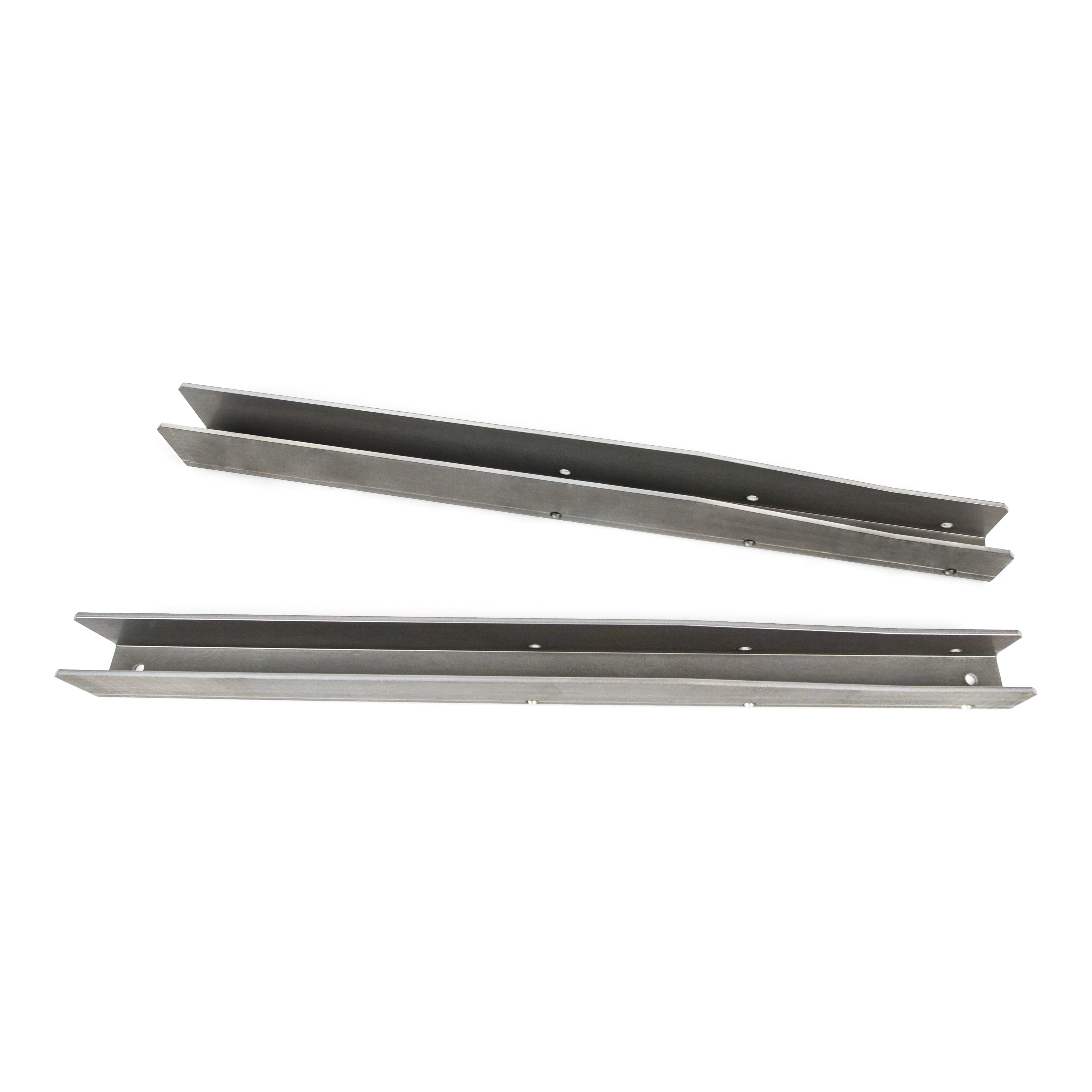Pair of steel vehicle frame brackets for overlanding and off-road accessory mounting