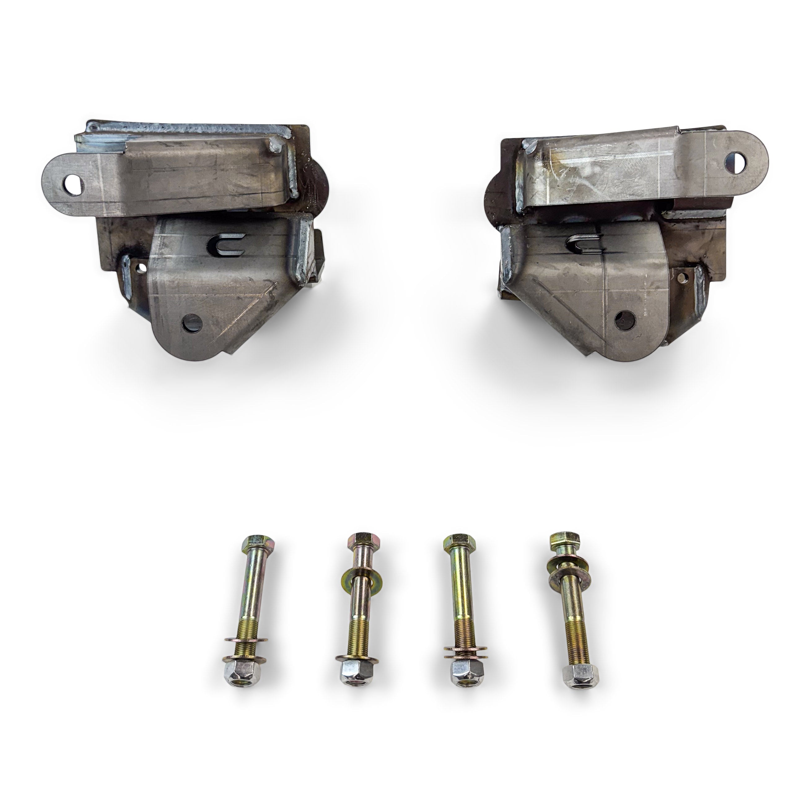 Steel suspension brackets and bolts kit for off-road vehicle modification