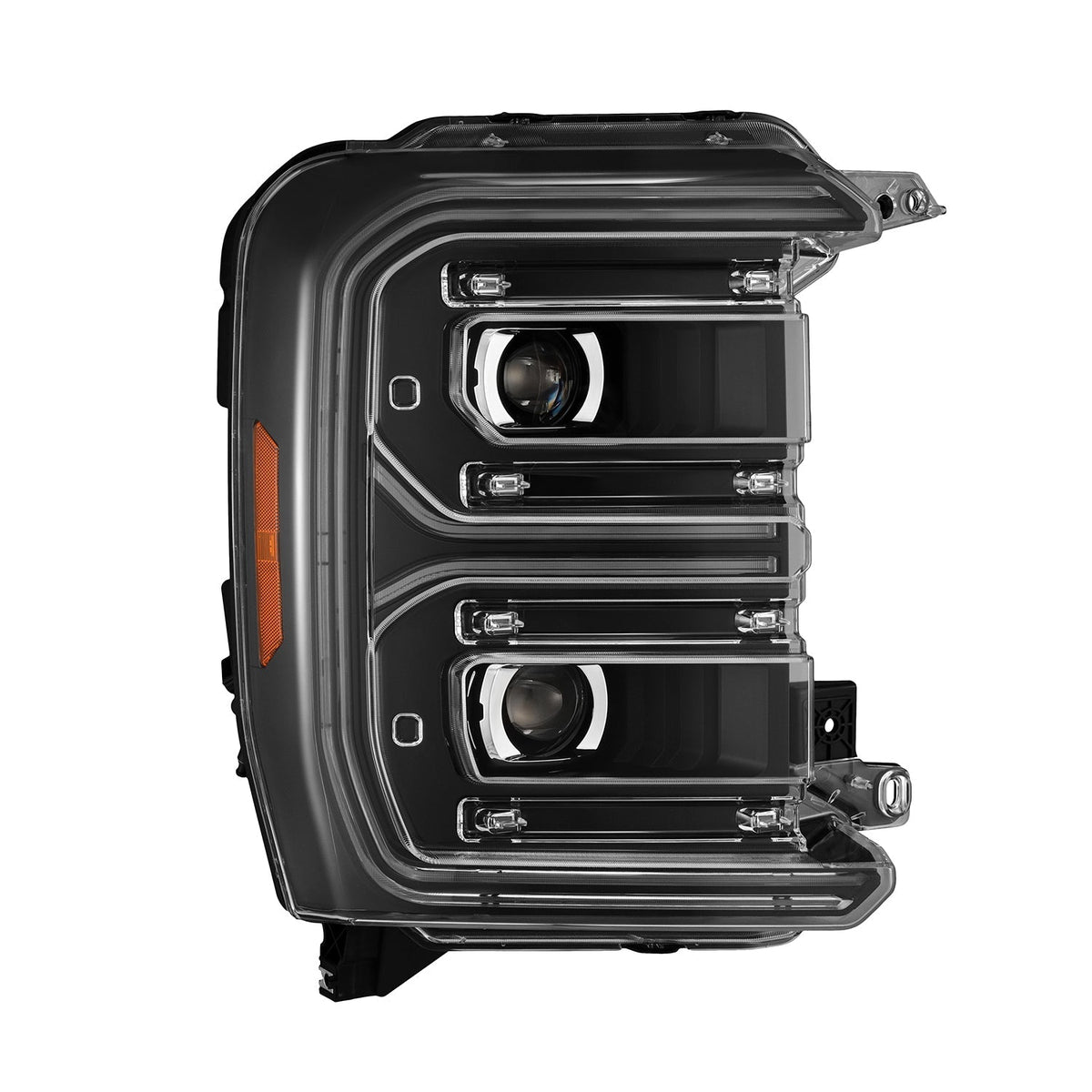 AlphaRex LUXX-Series LED Projector Headlights for Ford Super Duty - Black