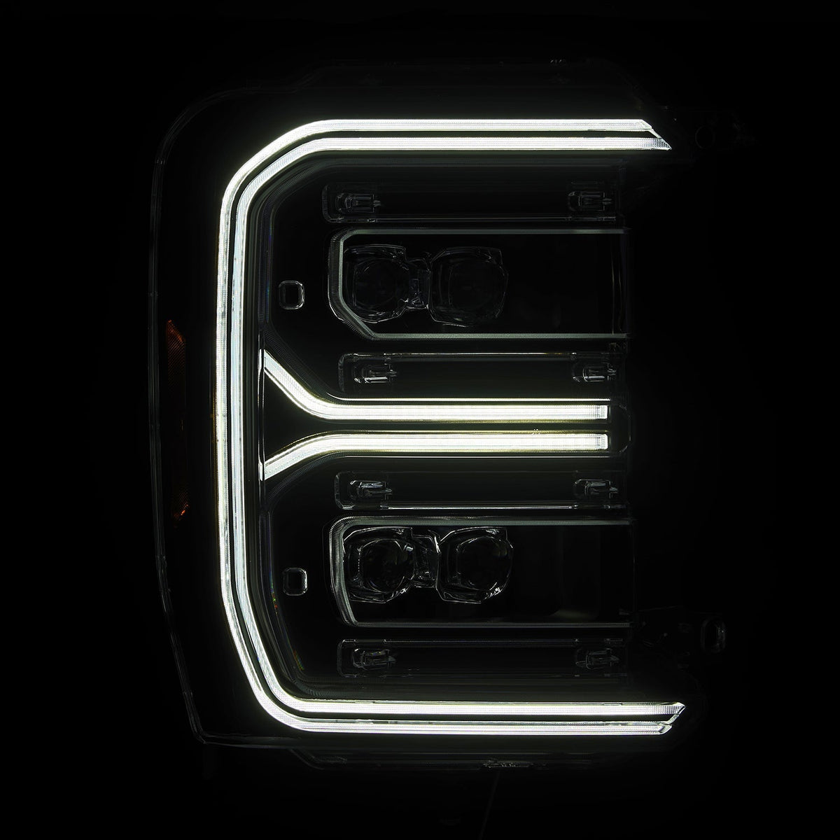 AlphaRex NOVA-Series LED Projector Headlights for Ford Super Duty - Black