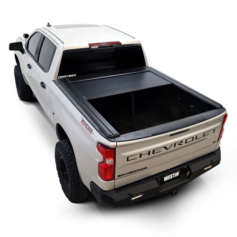 Westin Manual Retractable Tonneau Cover, 5 ft. 8 in. Bed, fits Chevy Silverado 1500