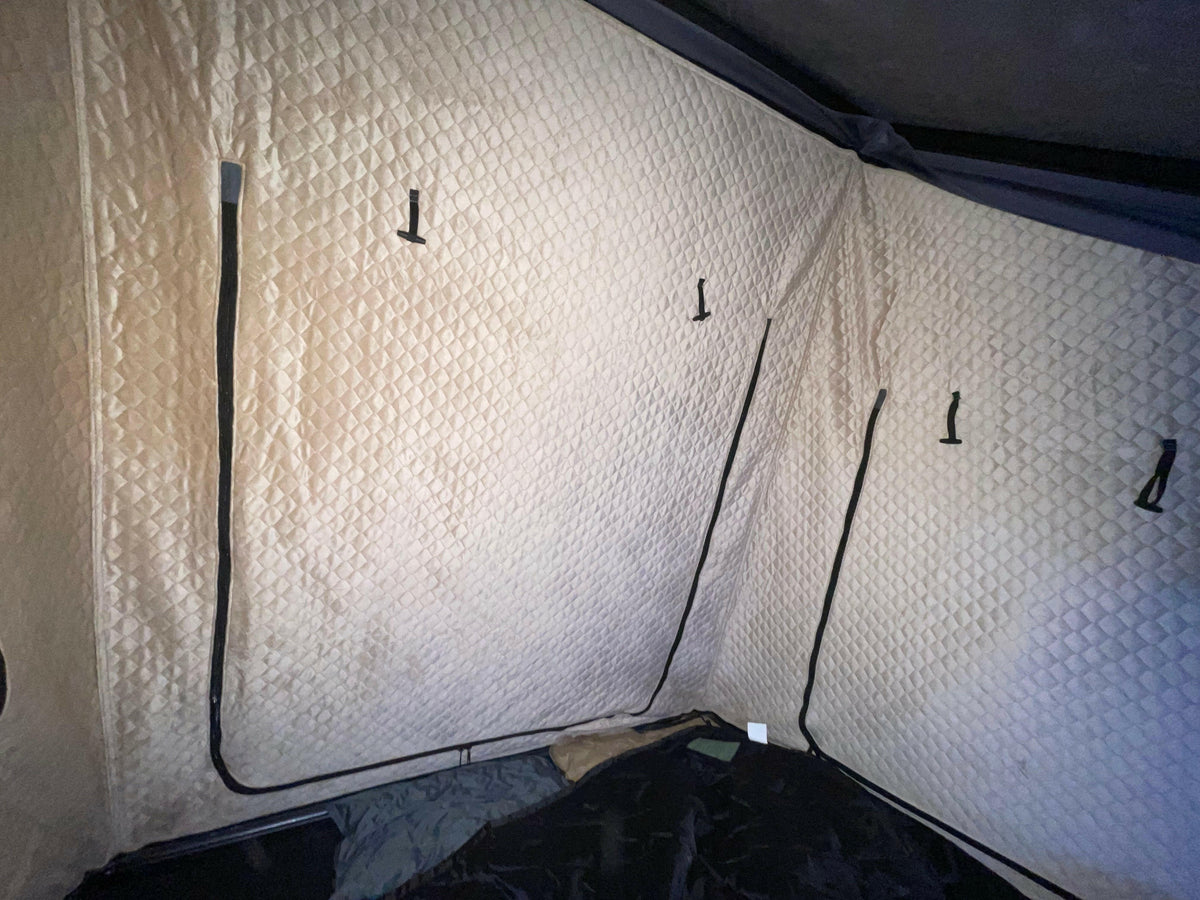 Dirtbox Overland Telurika rooftop tent insulation walls