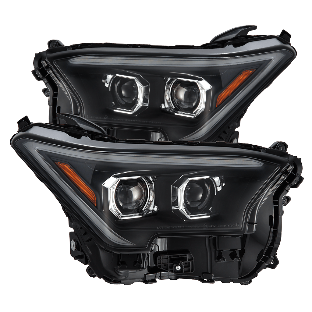 AlphaRex LUXX-Series LED Projector Headlights for Toyota Tacoma / Toyota 4Runner - Black