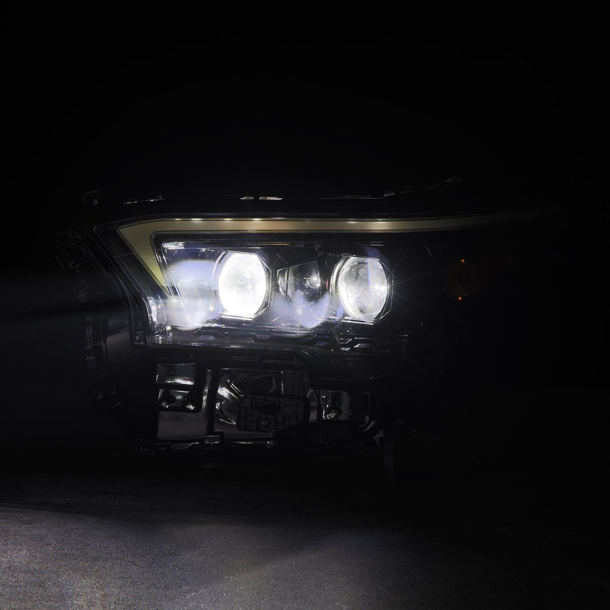 AlphaRex OG-Style LUXX-Series LED Projector Headlights for Toyota Tacoma / Toyota 4Runner - Alpha-Black