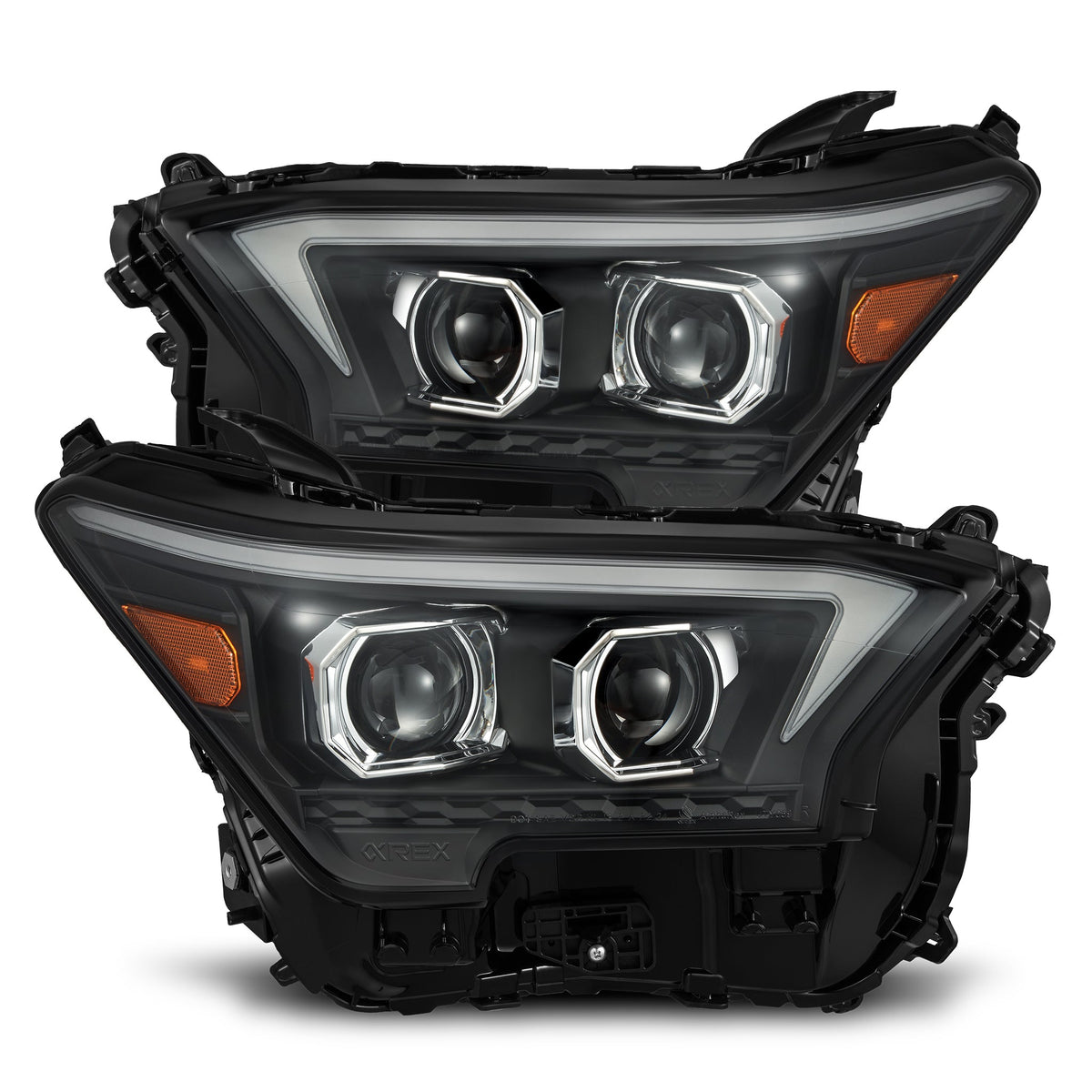 AlphaRex OG-Style LUXX-Series LED Projector Headlights for Toyota Tacoma / Toyota 4Runner - Black