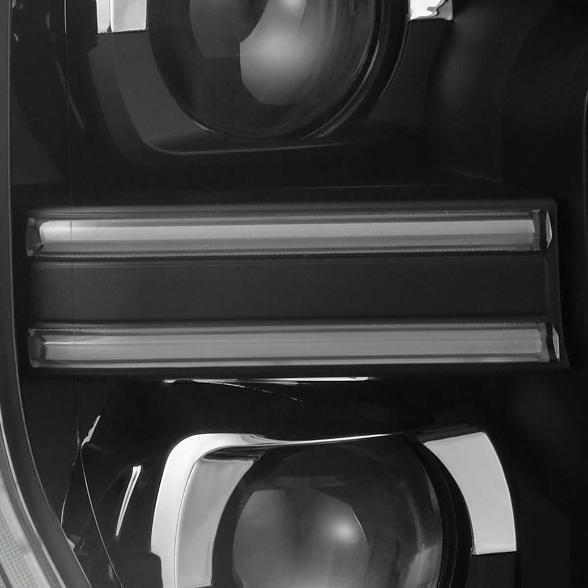 AlphaRex LUXX-Series LED Projector Headlights for Ford Ranger / Ford Ranger Raptor - Black