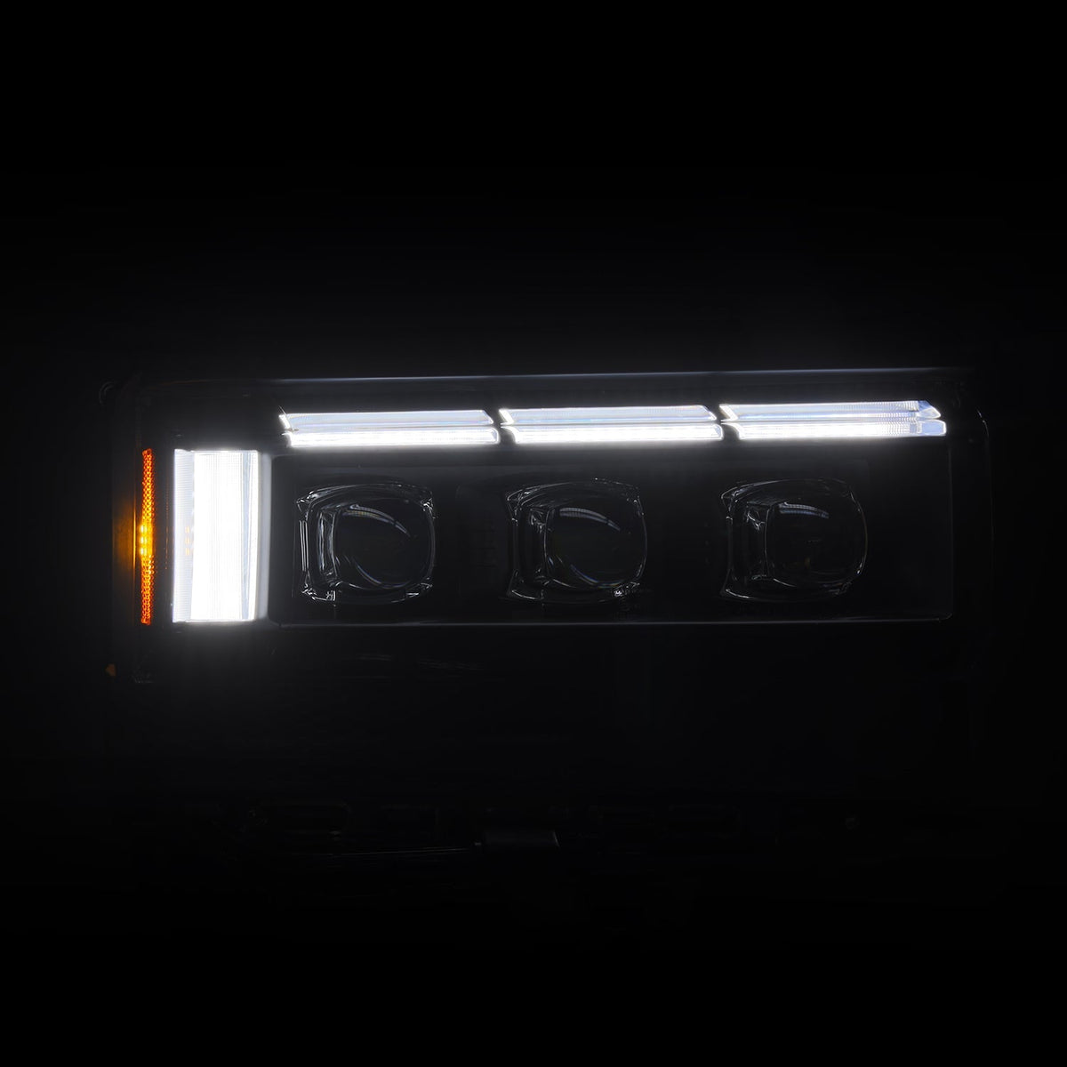 AlphaRex NOVA-Series LED Projector Headlights for Toyota Land Cruiser - Black