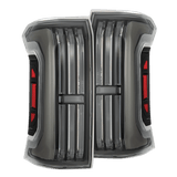 AlphaRex NOVA-Series Prismatic LED Tail Lights for Toyota Tacoma - Black Clear