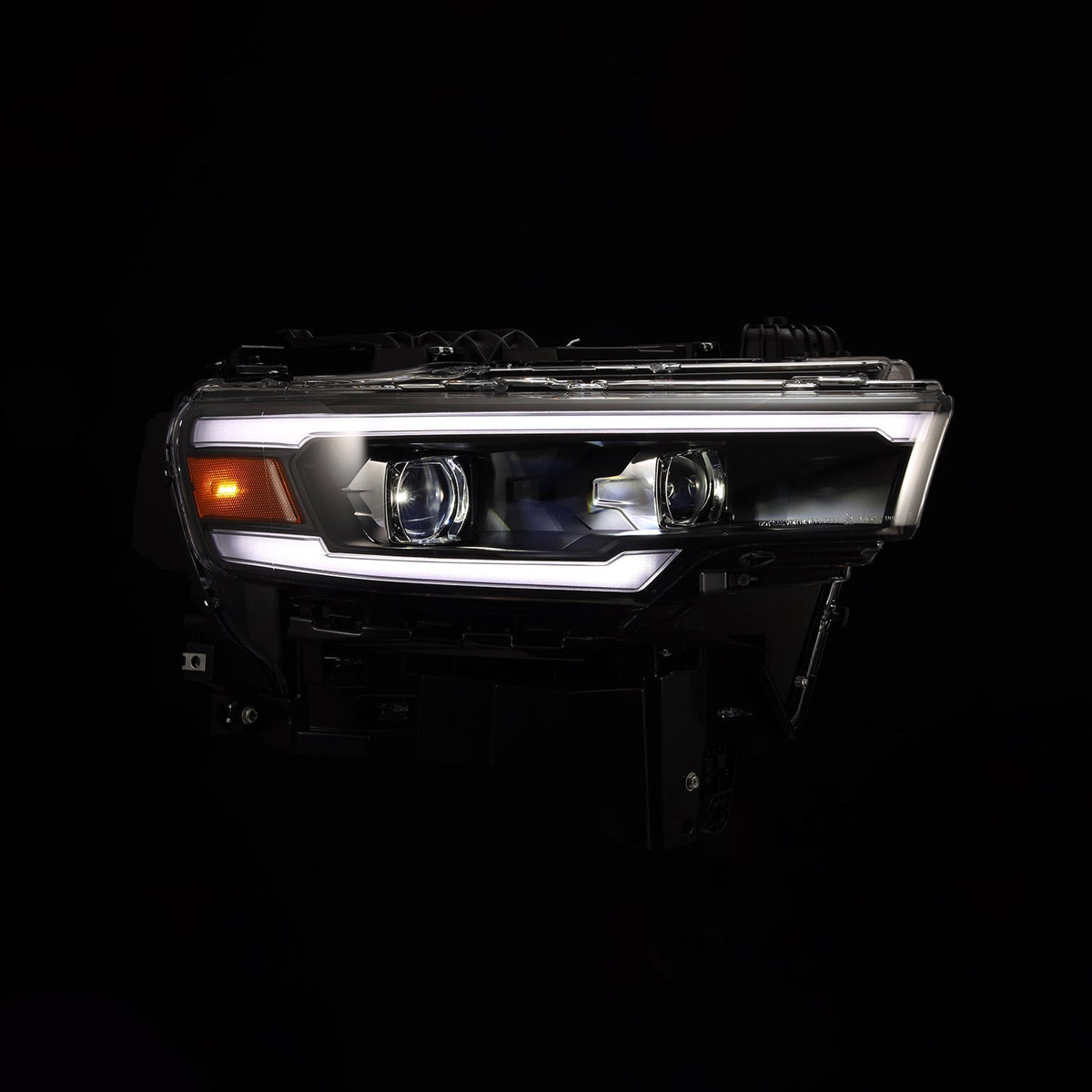 AlphaRex LUXX-Series LED Projector Headlights for Ram 1500 - Black