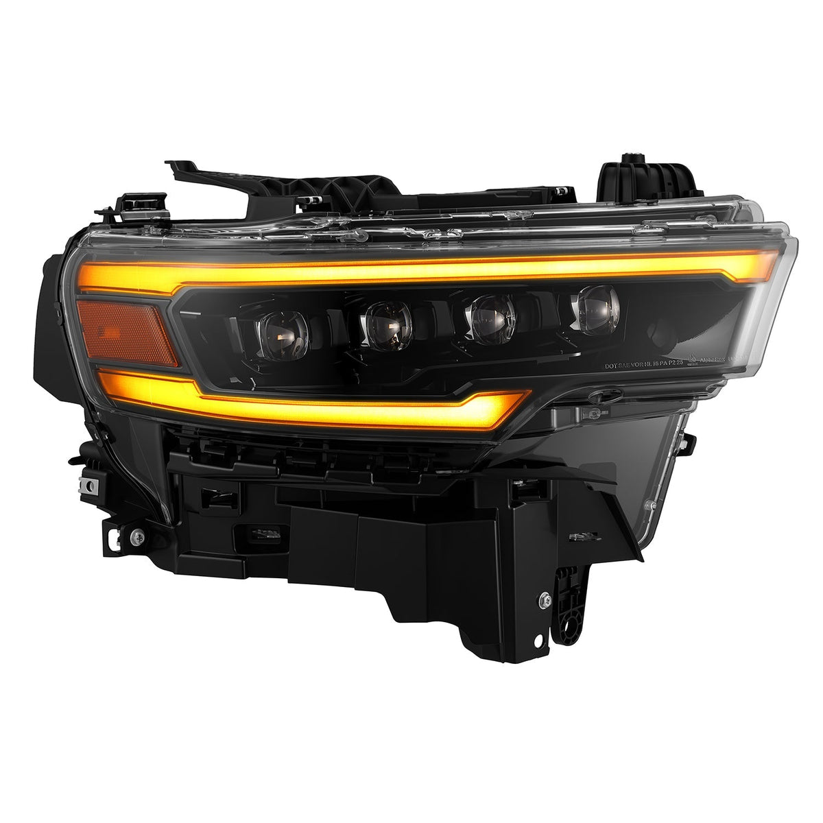 AlphaRex NOVA-Series LED Projector Headlights for Ram 1500 - Alpha-Black