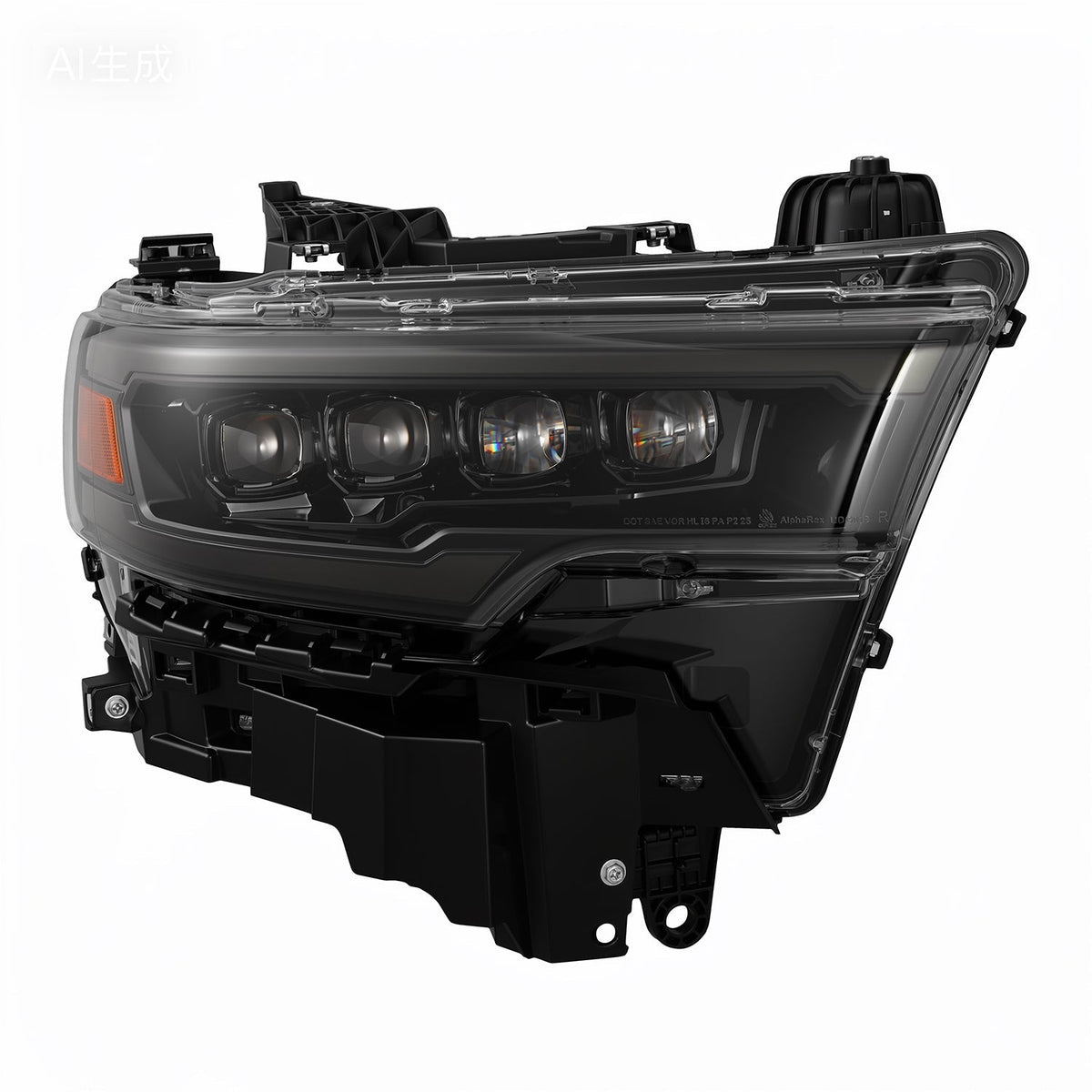 AlphaRex NOVA-Series LED Projector Headlights for Ram 1500 - Alpha-Black