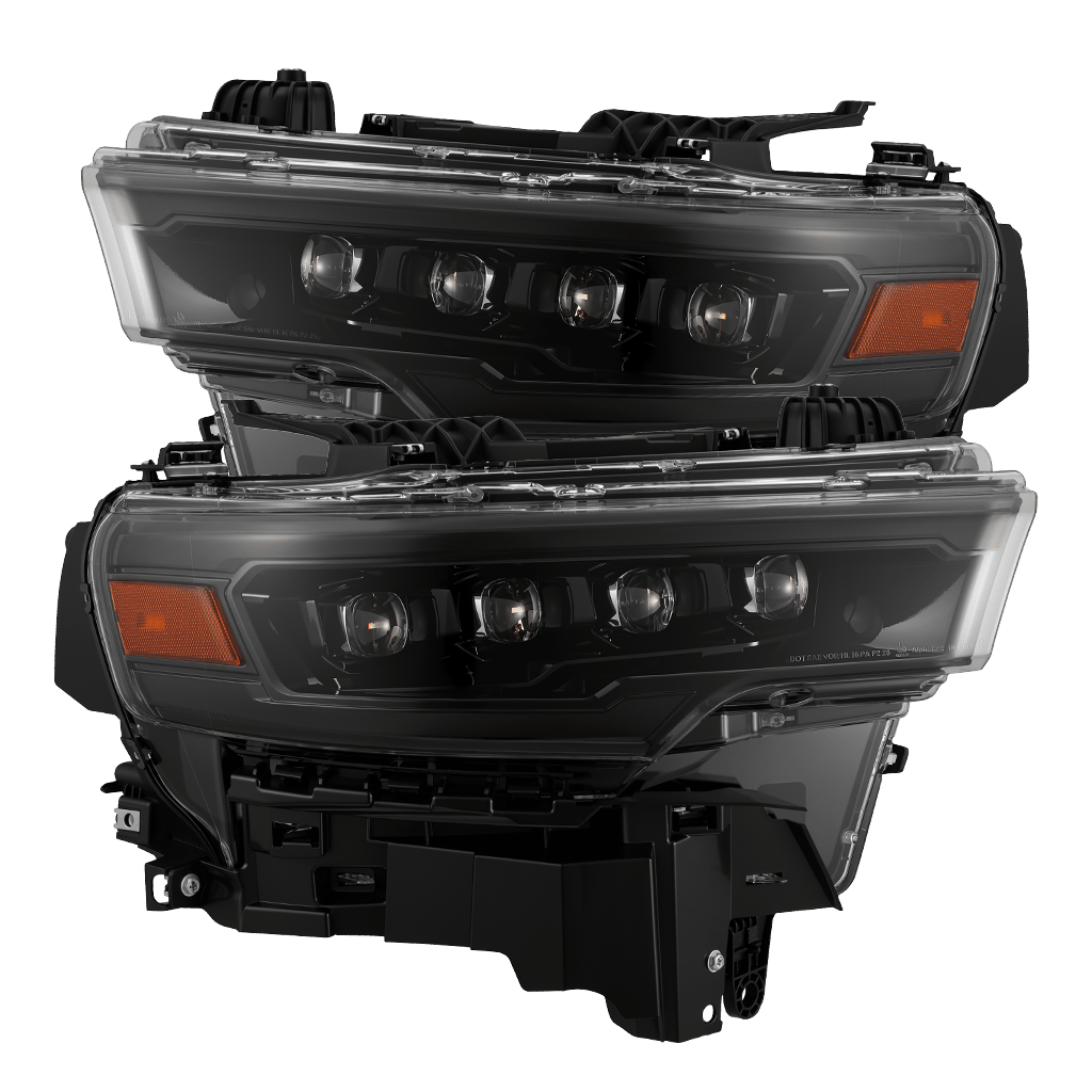 AlphaRex NOVA-Series LED Projector Headlights for Ram 1500 - Alpha-Black