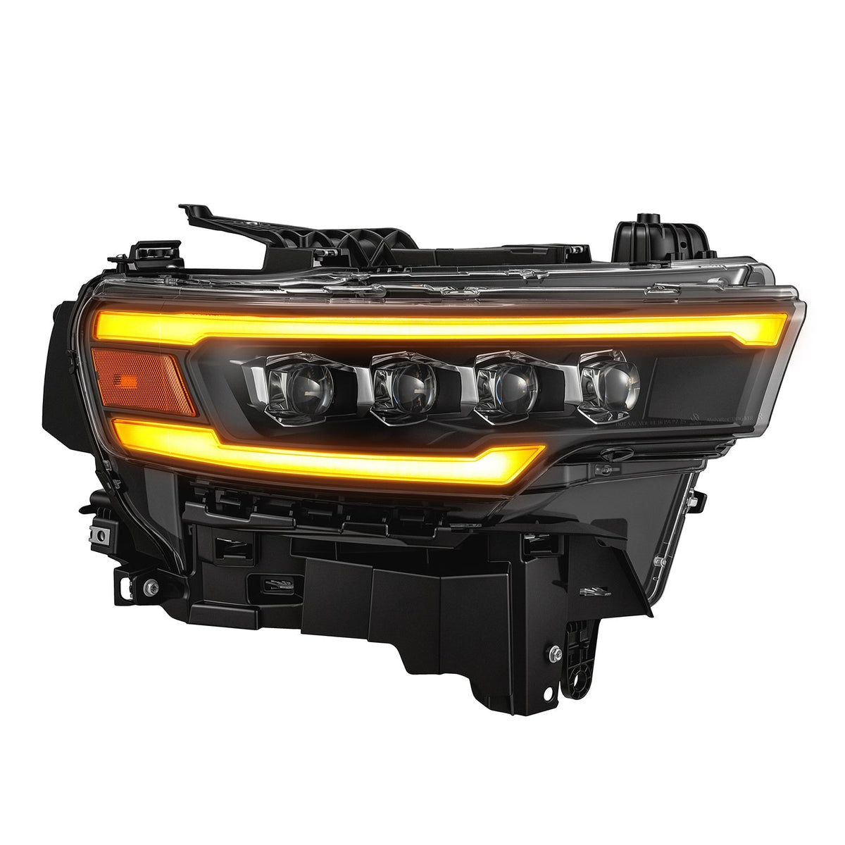 AlphaRex NOVA-Series LED Projector Headlights for Ram 1500 - Black
