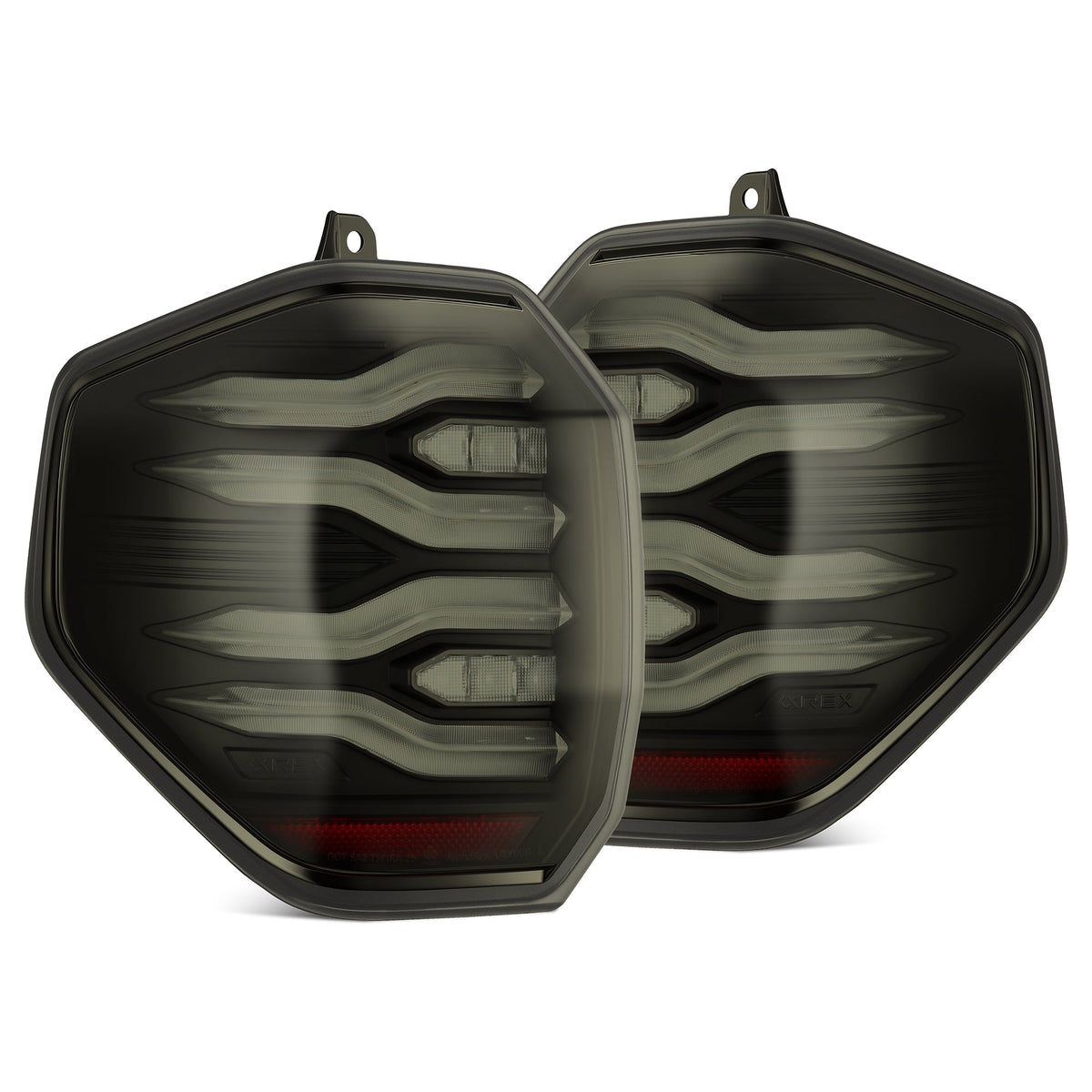 AlphaRex LUXX-Series LED Tail Lights for Toyota 4Runner - Black Smoke