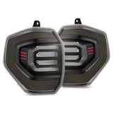 AlphaRex NOVA-Series Prismatic LED Tail Lights for Toyota 4Runner - Black Clear