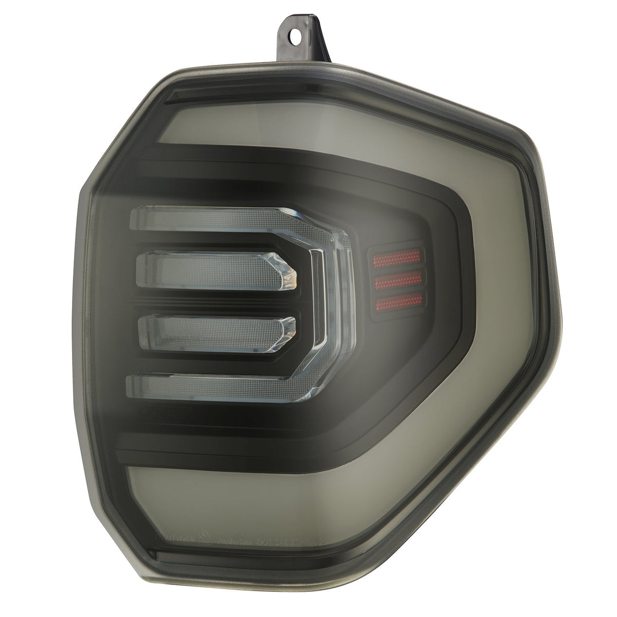 AlphaRex NOVA-Series Prismatic LED Tail Lights for Toyota 4Runner - Black Smoke