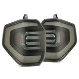 AlphaRex NOVA-Series Prismatic LED Tail Lights for Toyota 4Runner - Black Smoke