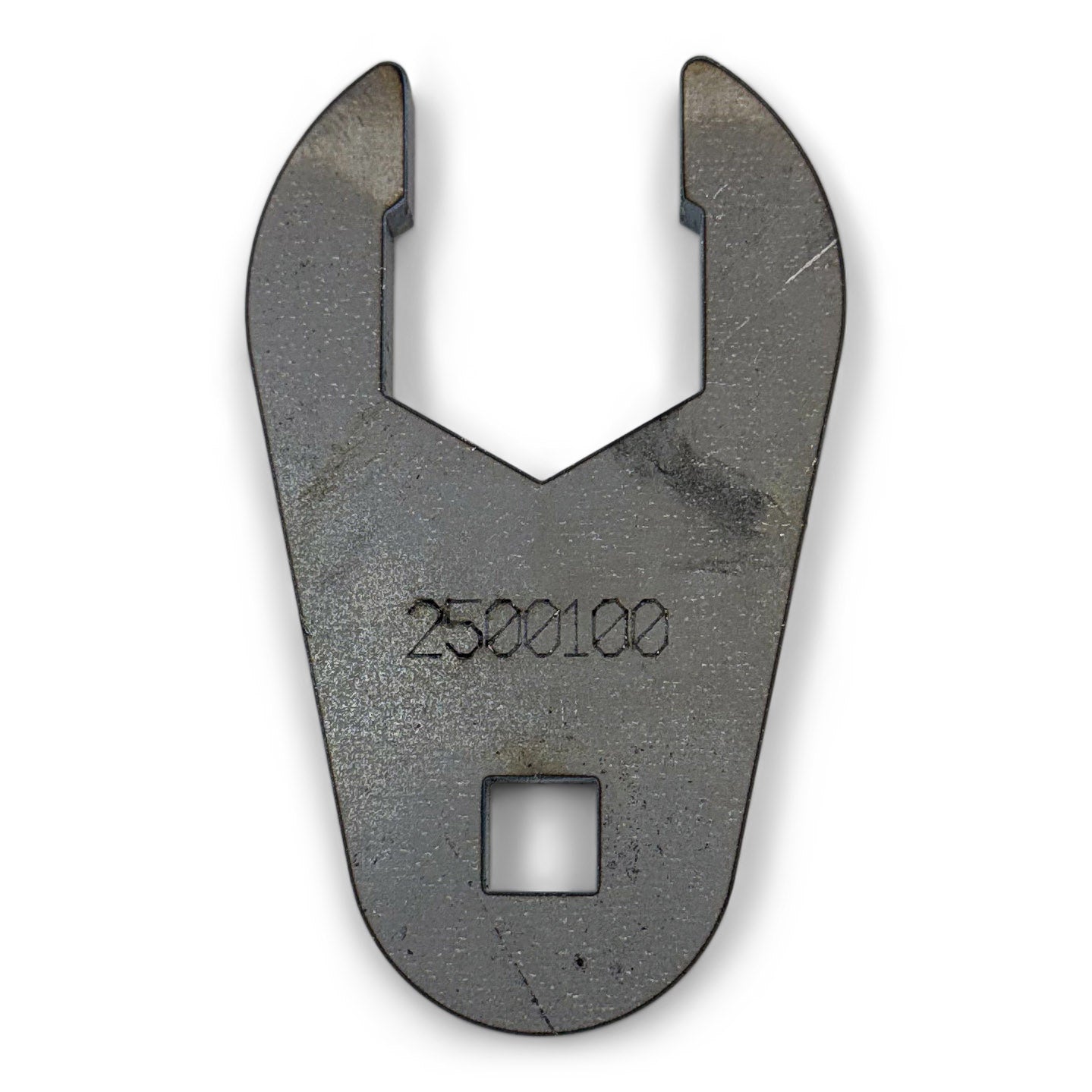 Steel spanner tool with open end, part number 2500100 for vehicle accessories