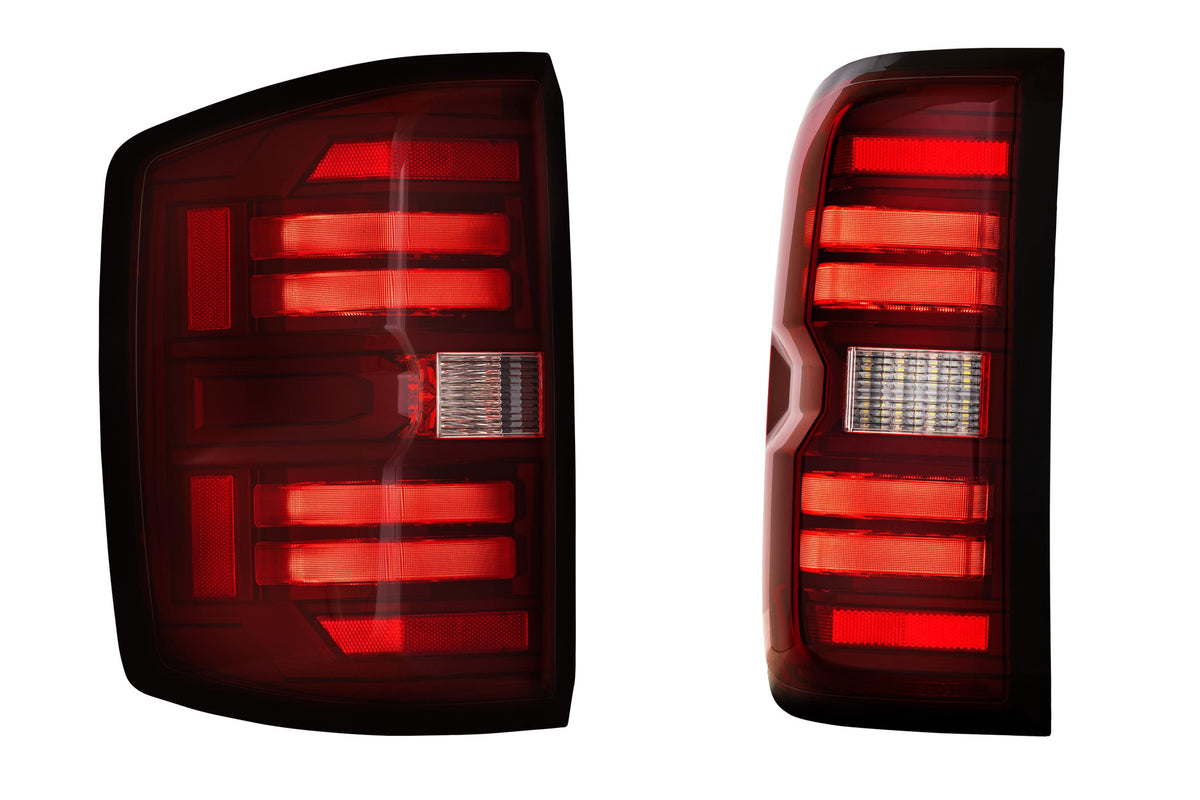 Morimoto XB LED red tail lights for 2014-2018 Chevy Silverado 1500