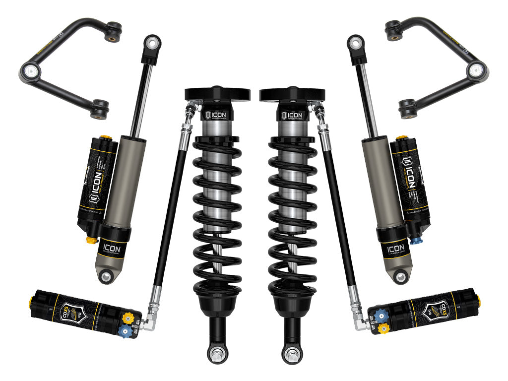 ICON Stage 5 tubular suspension system for Chevy Silverado 1500 and GMC Sierra 1500 2019-2026