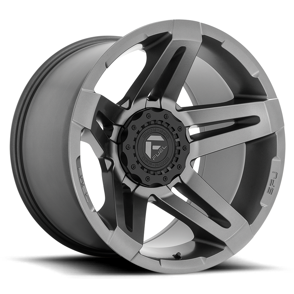 Fuel SFJ D764 Matte Gun Metal wheel, multiple bolt patterns