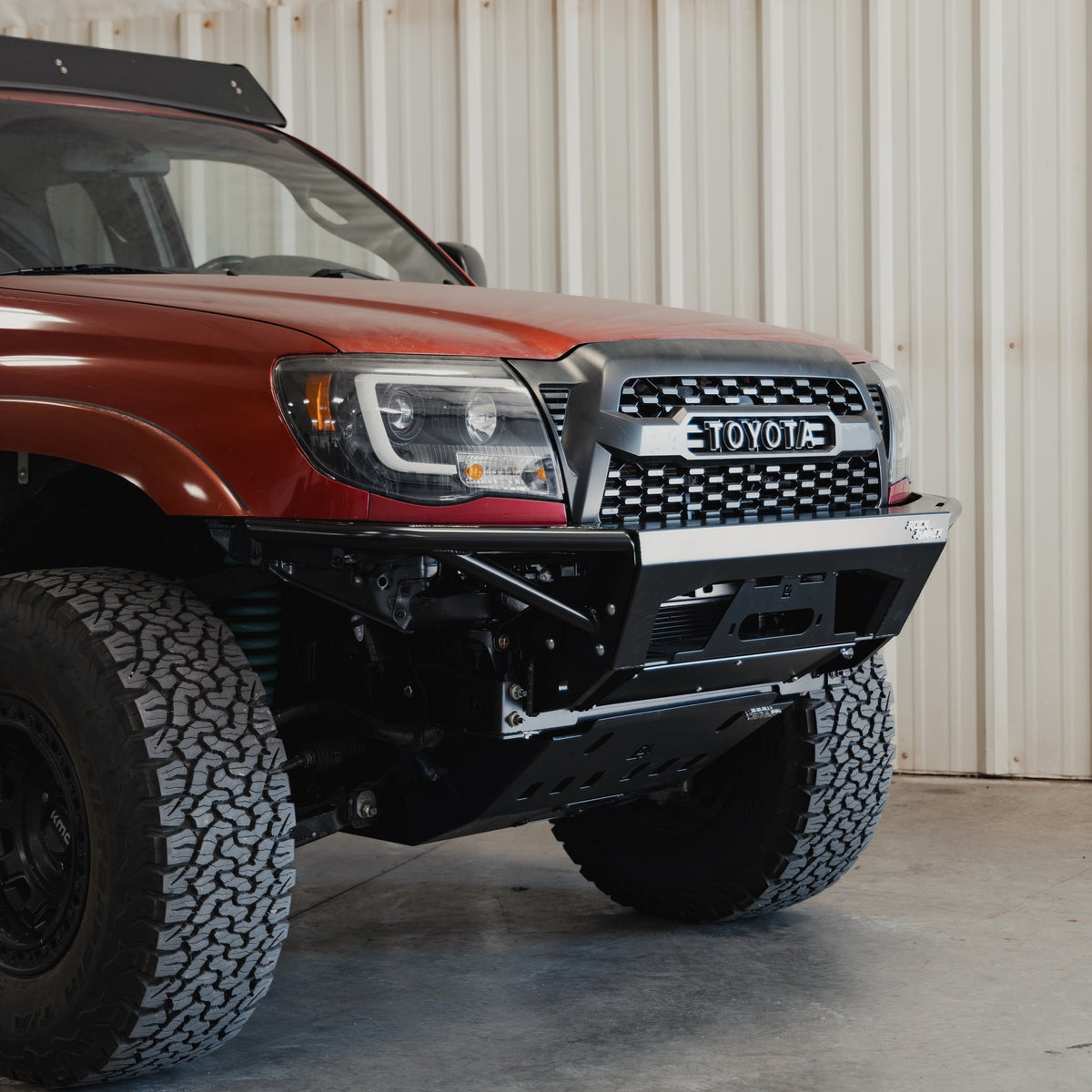 C4 Fabrication Tacoma Rock Runner Front Skid Plate w/ Cross Member Delete / 2nd Gen / 2005-2015