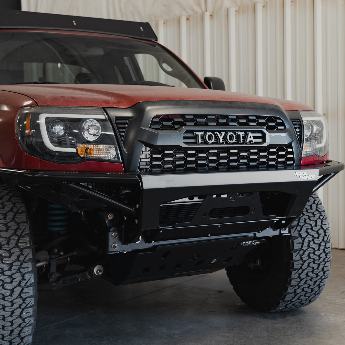 C4 Fabrication Tacoma Rock Runner Front Skid Plate w/ Cross Member Delete / 2nd Gen / 2005-2015