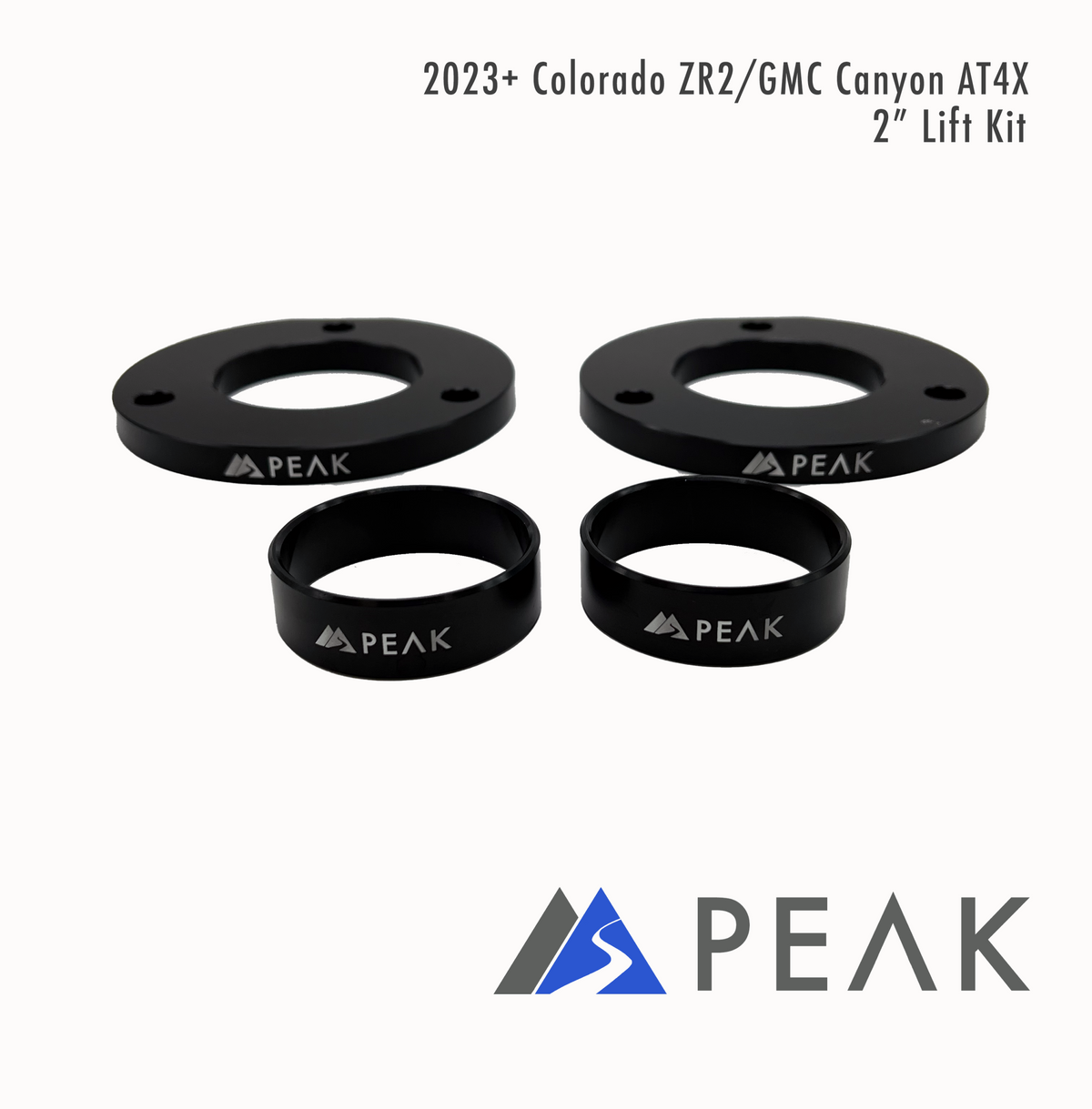 Peak Suspension 2023+ Colorado ZR2/Canyon AT4X 2" Explorer Kit for 2023+ Chevy Colorado / GMC Canyon