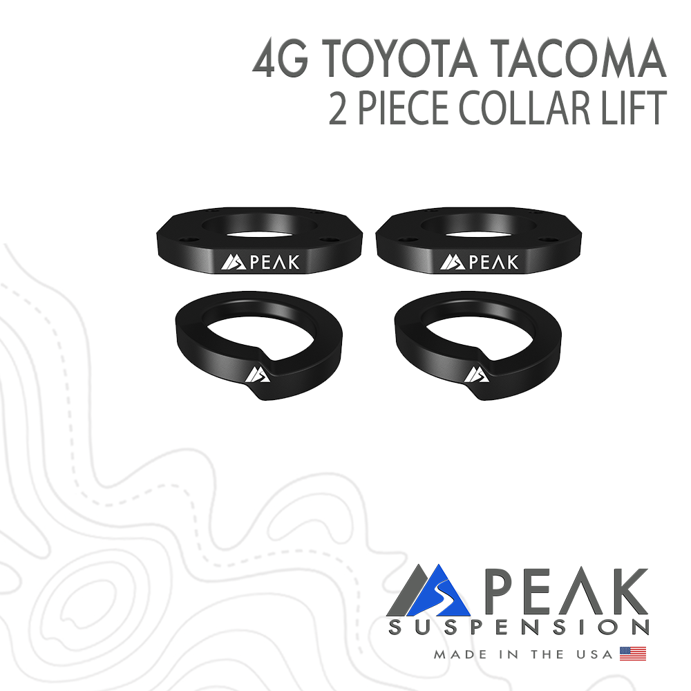 Peak Suspension 2024+ Toyota Tacoma 2 Piece Collar Lift for 2024+ Toyota Tacoma