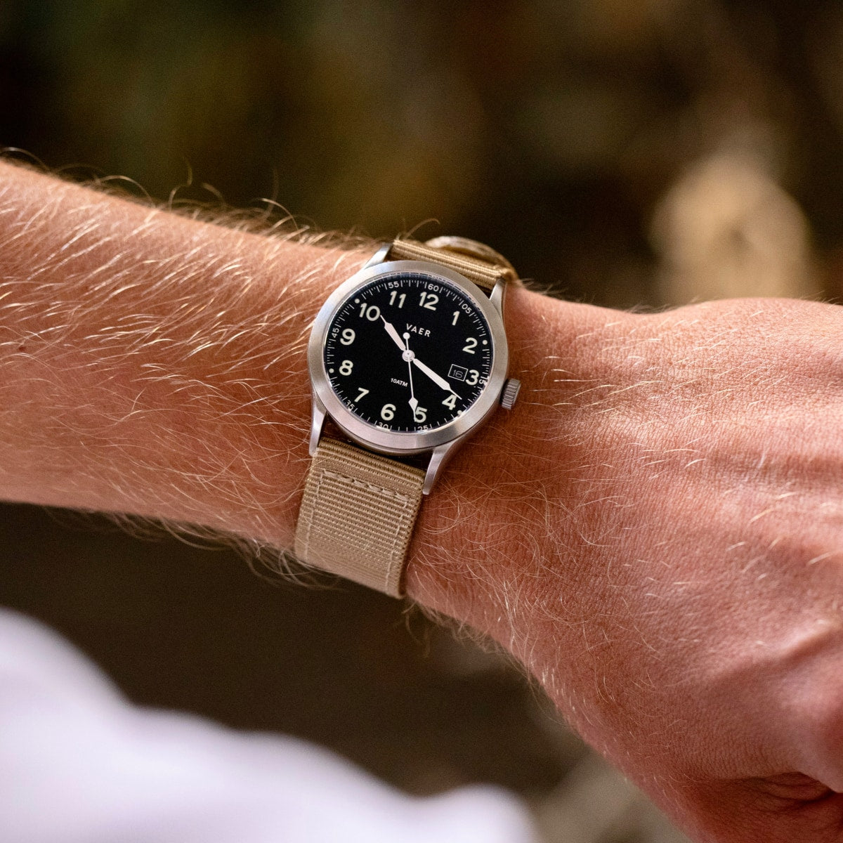 VAER S3 Calendar Field Black Watch - 36mm Quartz