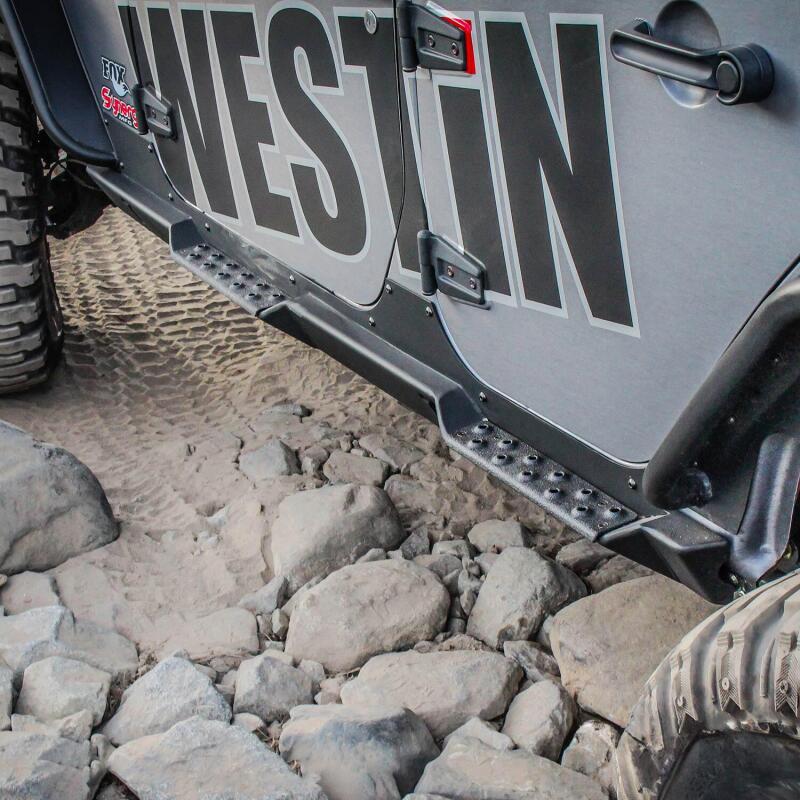 Westin Snyper Rock Slider Steps, fits Jeep Wrangler