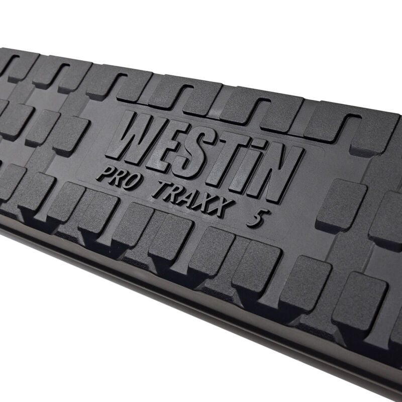 Westin PRO TRAXX 5 Oval Nerf Step Bars, Semi-Gloss Black, fits Toyota 4Runner