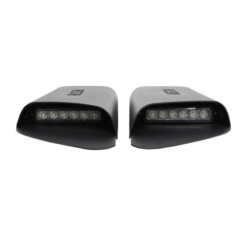 Westin LED Hood Scoops, Textured Black, fits Jeep Wrangler