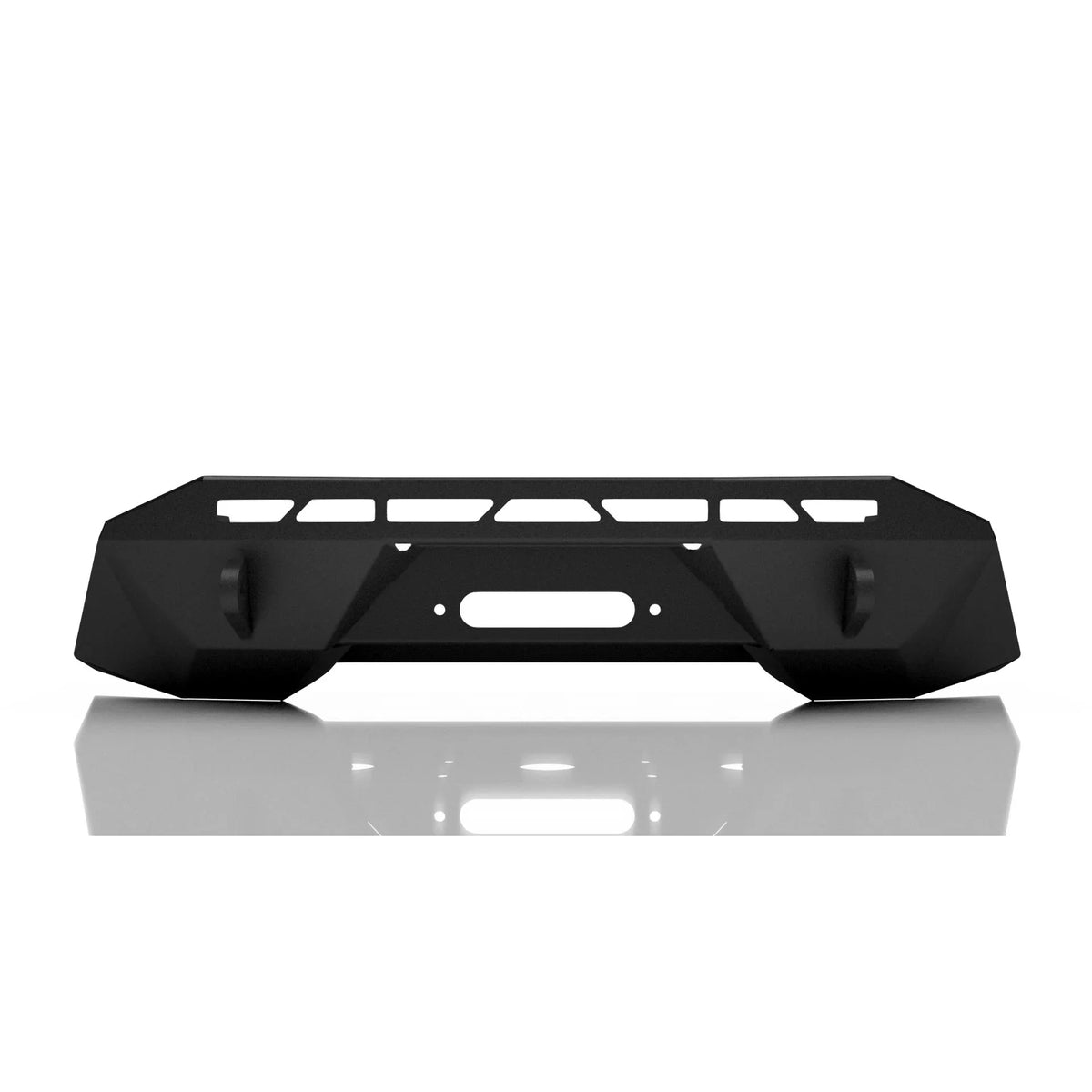 Black steel front bumper for 2021 Chevy Colorado, off-road overland accessory