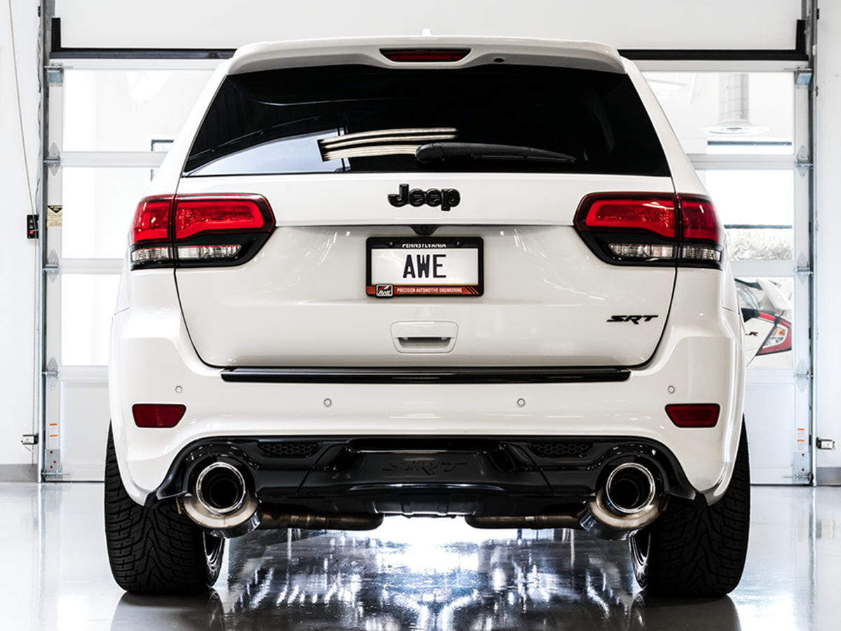 AWE exhaust suite for Jeep WK2 Grand Cherokee SRT