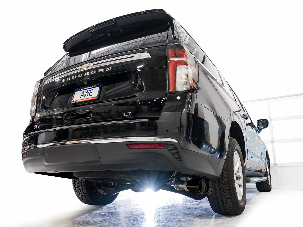AWE 0FG exhaust for GMT T1XX Tahoe, Suburban, Yukon and Yukon XL 5.3L