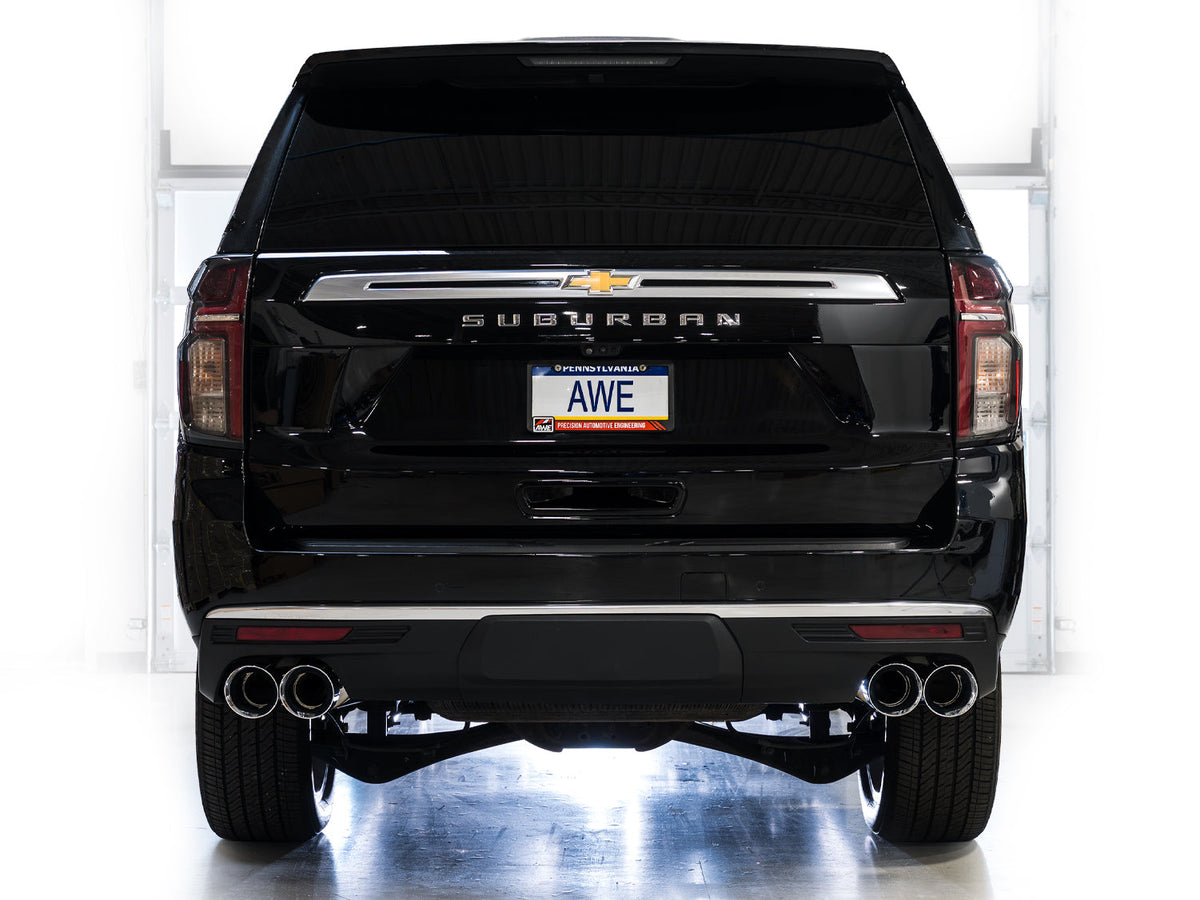 AWE 0FG exhaust for 2021+ Tahoe, Suburban, Yukon and Yukon XL 6.2L