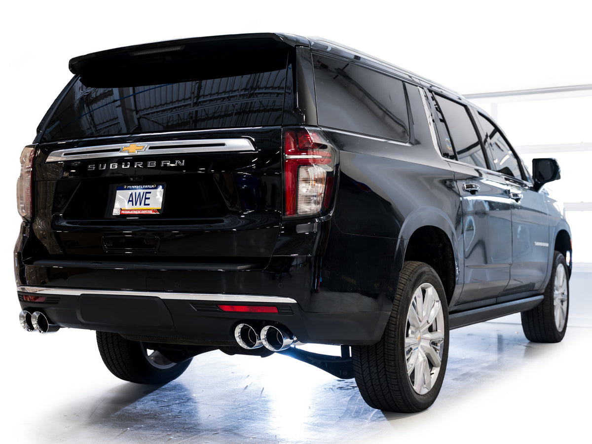 AWE 0FG exhaust for 2021+ Tahoe, Suburban, Yukon and Yukon XL 6.2L