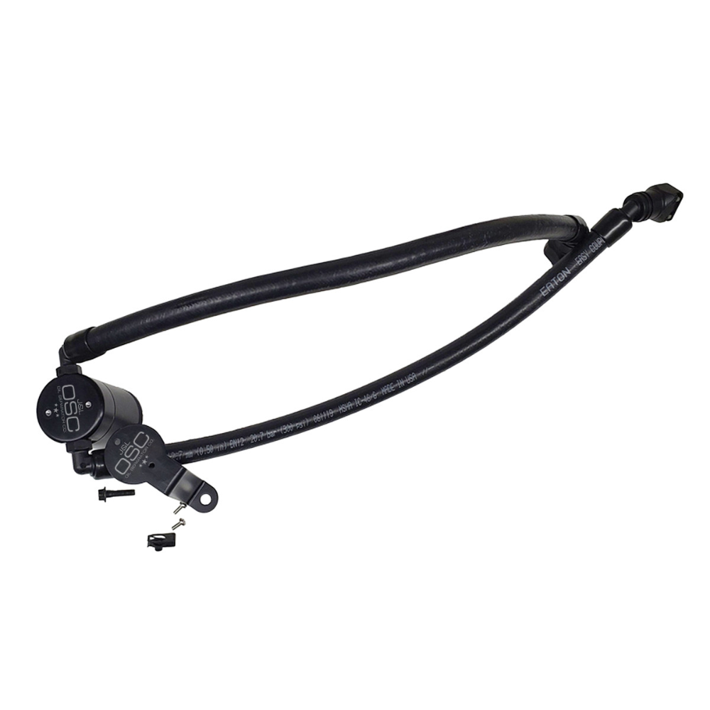 J&L Oil Separator 3.0 Passenger Side, Black Anodized