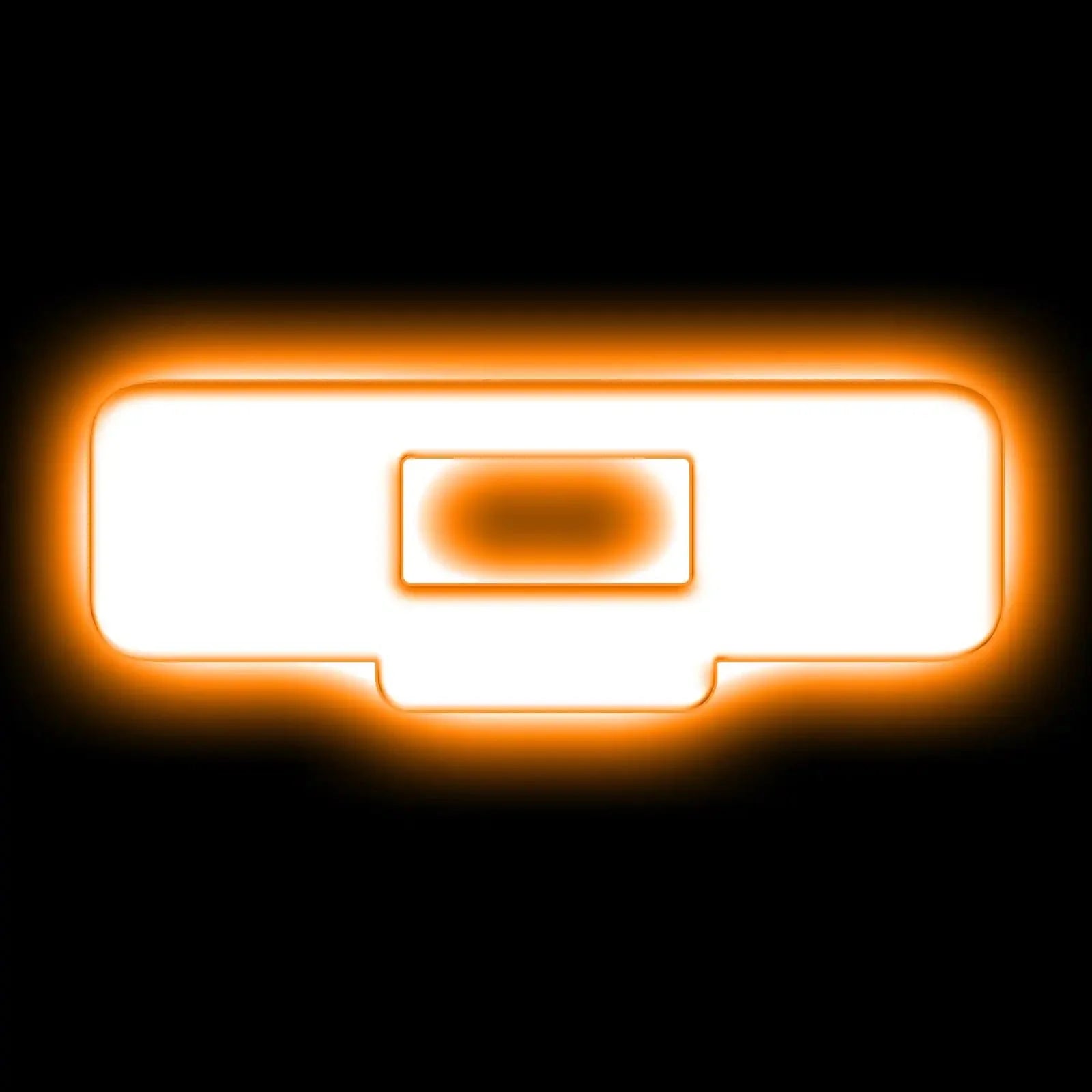 LED rear bumper light with orange glow, compatible with overlanding vehicles